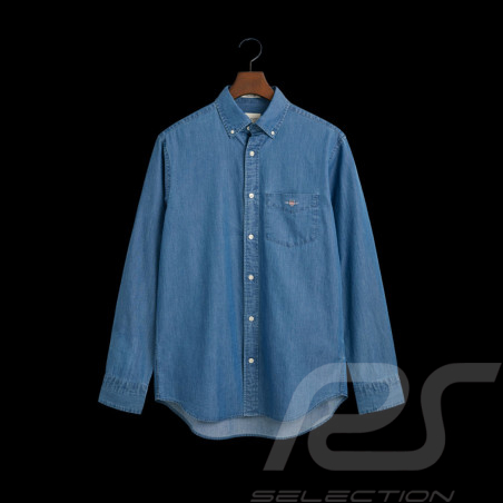 Camisa Gant Azul Índigo...