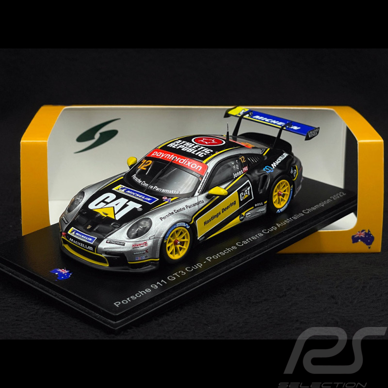 Porsche 911 GT3 Cup 992 Type N° 12 Winner Carrera Cup Australia 2022 Harri Jones 1/43 Spark AS065