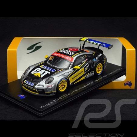 Porsche 911 GT3 Cup Typ 992 Nr 12 Sieger Carrera Cup Australia 2022 Harri Jones 1/43 Spark AS065