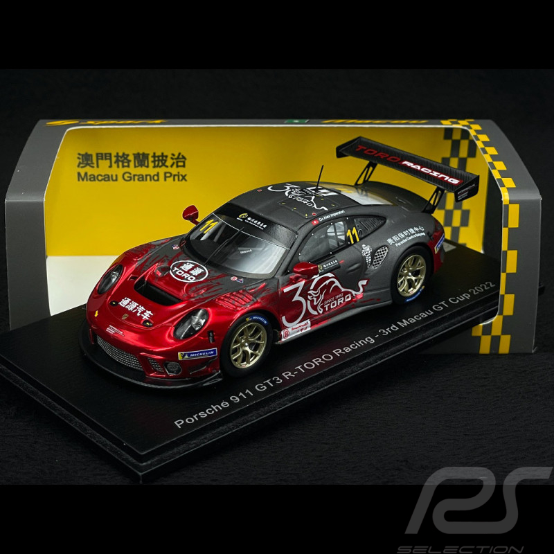 Porsche 911 GT3 R 992 Type N° 11 3rd GT Cup Macau 2022 Toro Racing 1/43 Spark SA265