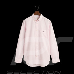 Chemise Gant à Rayures Popeline Rose Pâle 3000130-662