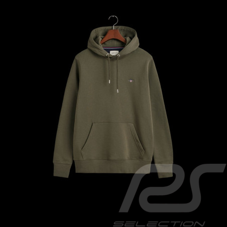 Gant Hoodie Sweatshirt Kaki Green 2007058-301