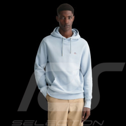 Sweatshirt Gant Hoodie à Capuche Bleu Ciel - Homme 2007058-402