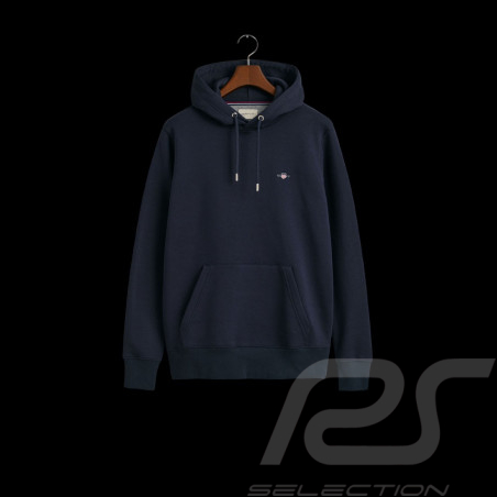 Gant Sweatshirt Hoodie mit Kapuze Marineblau - Herren 2007058-402