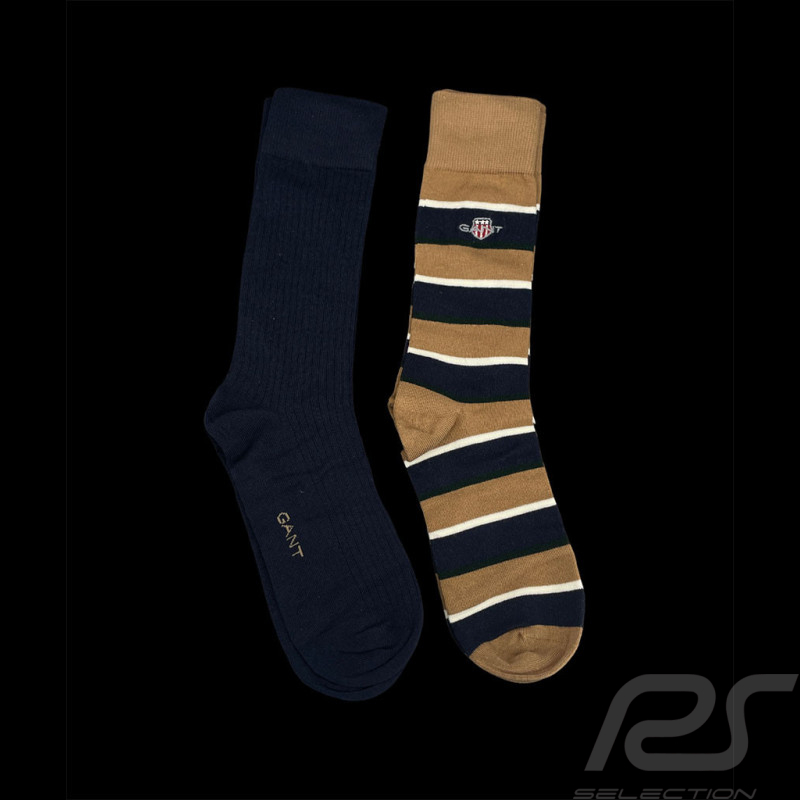 Gant Socken Packung mit 2 Paar Marineblau 9960280-213