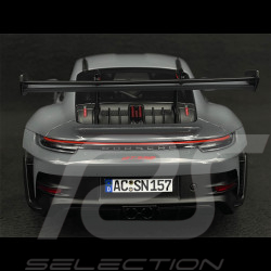 1/18 Porsche 911 (992) GT3 RS Coupé 2022 gris Arctique/pyro rouge