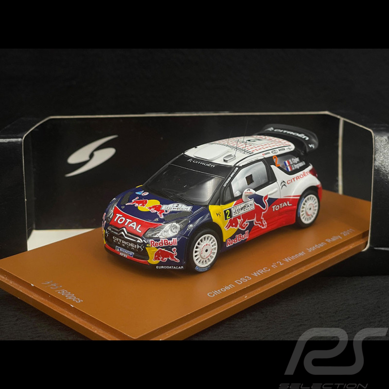 Citroen DS3 WRC N° 2 Vainqueur Jordan Rally 2011 Red Bull 1/43 Spark S3309
