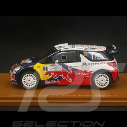 Citroen DS3 WRC N° 2 Winner Jordan Rally 2011 Red Bull 1/43 Spark S3309