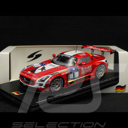 Mercedes-Benz AMG SLS GT3 N° 1 2ème ADAC 24h Nürburgring 2014 Black Falcon 1/43 Spark SG129