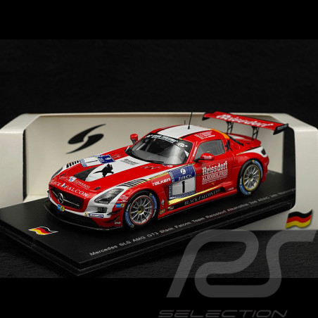 Mercedes-Benz AMG SLS GT3 N° 1 2ème ADAC 24h Nürburgring 2014 Black Falcon 1/43 Spark SG129