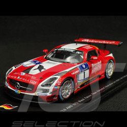 Mercedes-Benz AMG SLS GT3 N° 1 2ème ADAC 24h Nürburgring 2014 Black Falcon 1/43 Spark SG129