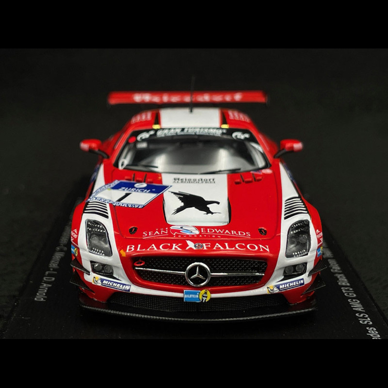 Mercedes-Benz AMG SLS GT3 N° 1 2nd ADAC 24h Nürburgring 2014 Black Falcon  1/43 Spark SG129