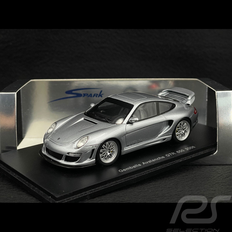 Porsche 911 Gemballa 650 GTR Avalanche 2006 Grau 1/43 Spark S0707