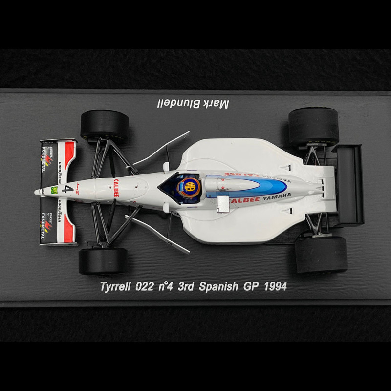 Sparkmodel Tyrrell 022 N.4 - 3° Posto GP Spagna 1994 - Modello In Scala 1:43