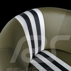 Tub chair Aviator Hawker Tempest Khaki / Black / White