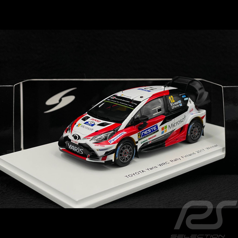 Toyota Yaris WRC Nr 12 Sieger Finland Rally 2017 Lappi 1/43 Spark S5169