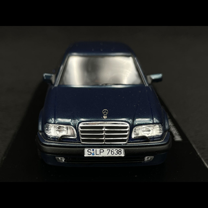 Mercedes-Benz 500E 1986 Petroleum Blue 1/43 Spark S1020