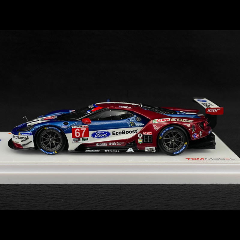 Set of 4 pieces Ford GT LMGTE PRO Ford Chip Ganassi Team 24H of Le Mans (2016) Limited Edition to 5000 pieces Worldwide 1/64 Diecast Model Cars by True Scale Miniatures