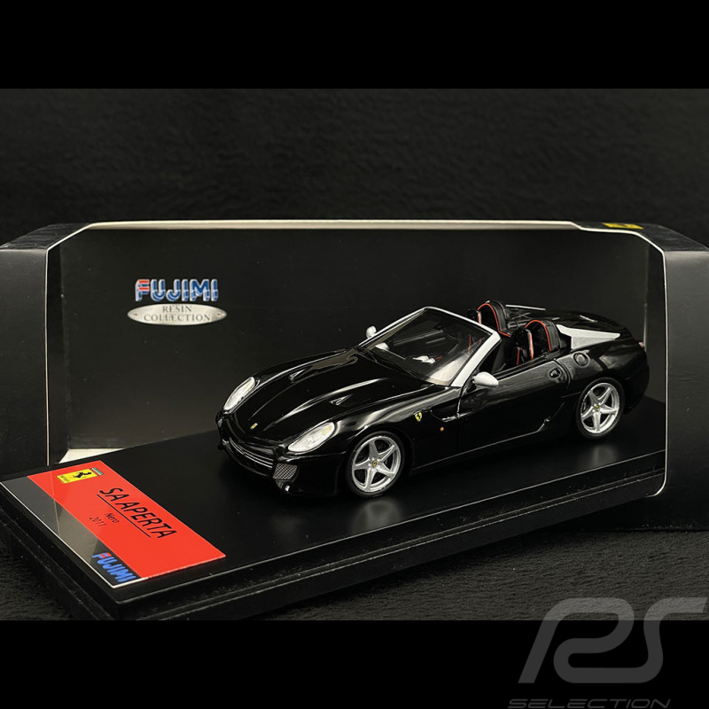 Ferrari 599 SA Aperta 2011 Schwarz metallic 1/43 Fujimi Truescale TSM11FJ005