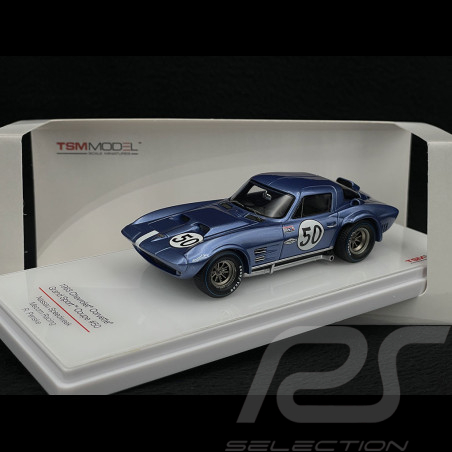 Chevrolet Corvette Grand Sport Coupé N° 50 4ème Nassau Trophy Speed Week 1963 Mecom 1/43 Truescale TSM144321