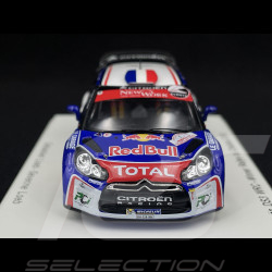 Citroen DS3 WRC N° 1 Vainqueur Rallye du Chablais 2013 Loeb 1/43 Spark SF068