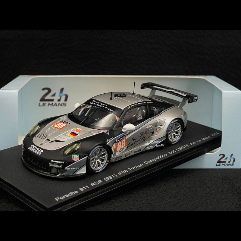 Porsche 991 GT3 RSR type 991 n° 88 24h Le Mans 2014 1/43 Spark S4237