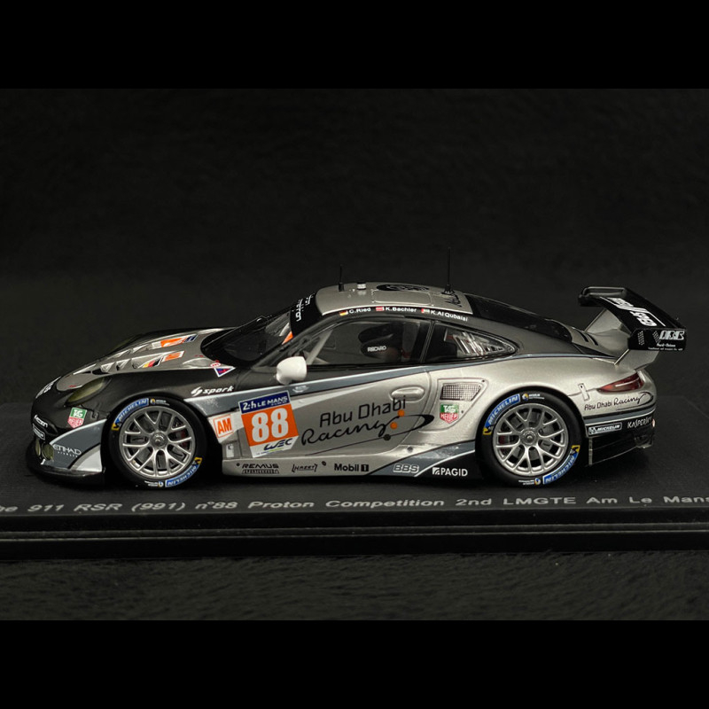 Porsche 911 RSR (991) N°88 – Spark S4237, 2nd LMGTE Am Le Mans 2014, 1/43, Rare
