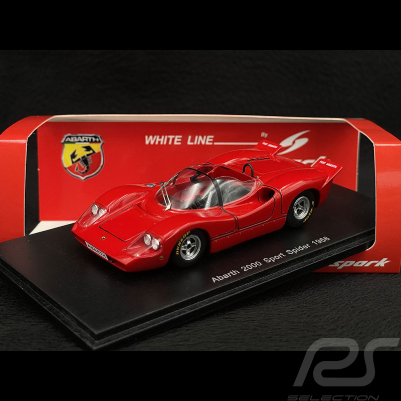 Fiat Abarth 2000 Sport Tipo SE010 1968 Red 1/43 Spark S1329