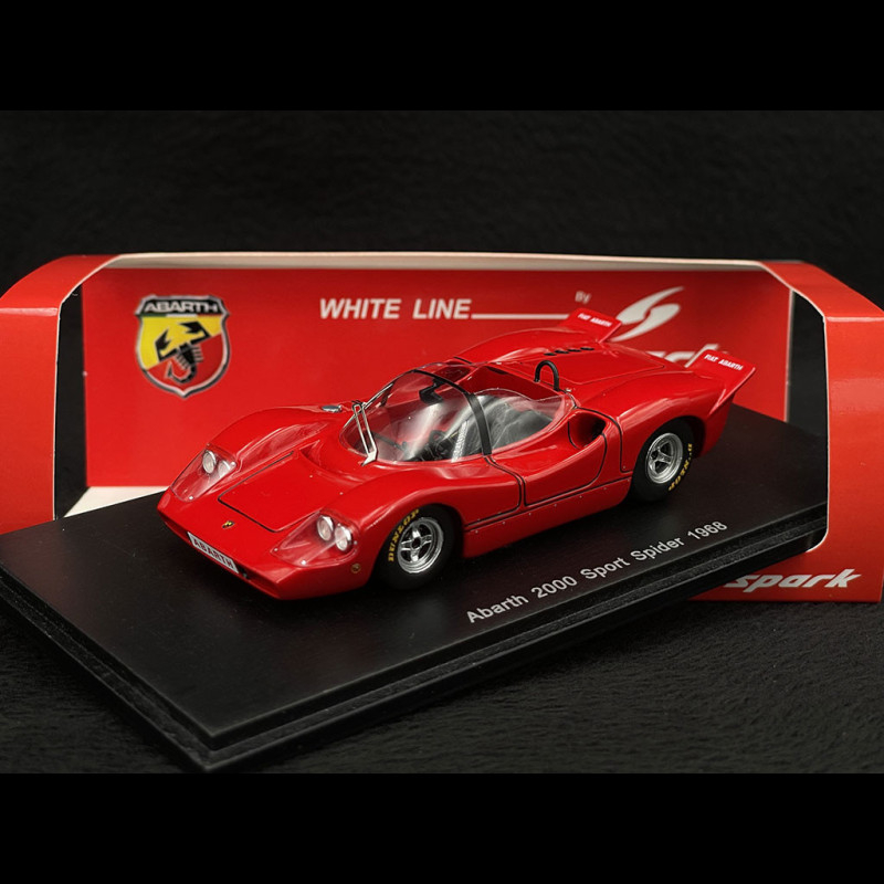 Spark 1/43 - Fiat Abarth 1000 SP 1968 (résine) - Bleu - ER