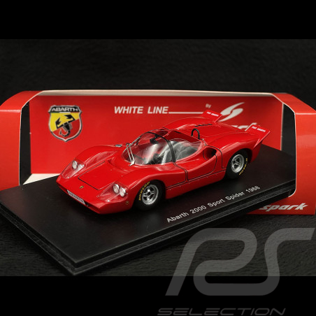 Fiat Abarth 2000 Sport Tipo SE010 1968 Rot 1/43 Spark S1329