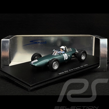 Richie Ginther BRM P57 n° 10 3rd 1962 France F1 Grand Prix 1/43 Spark S1626