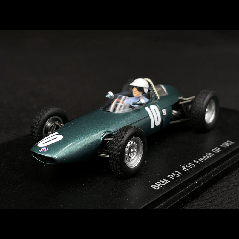 Richie Ginther BRM P57 n° 10 3rd 1962 France F1 Grand Prix 1/43