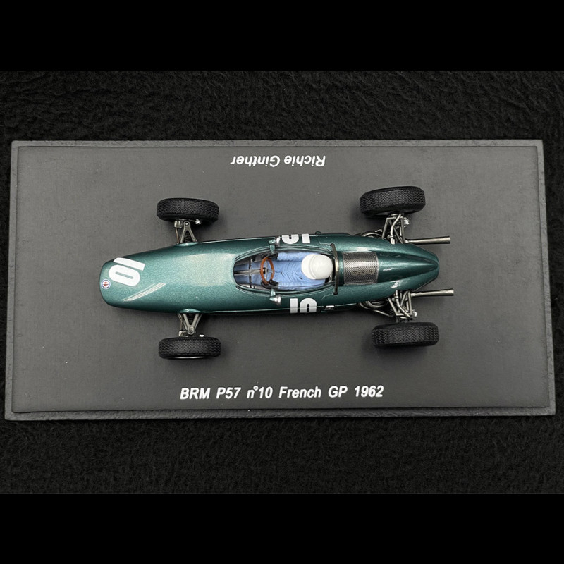 Richie Ginther BRM P57 n° 10 3rd 1962 France F1 Grand Prix 1/43