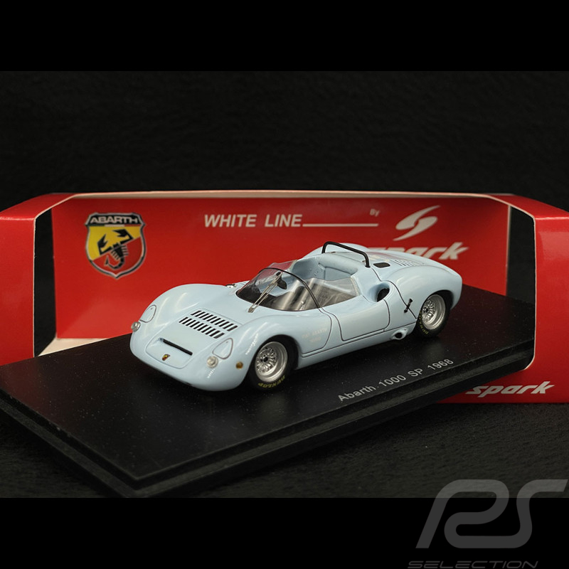 Fiat Abarth 1000 SP Sport Spider 1968 Bleu azur 1/43 Spark S1331