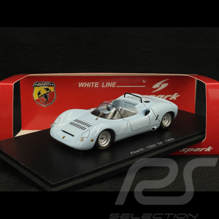 Fiat Abarth 1000 SP Sport Spider 1968 Bleu azur 1/43 Spark S1331