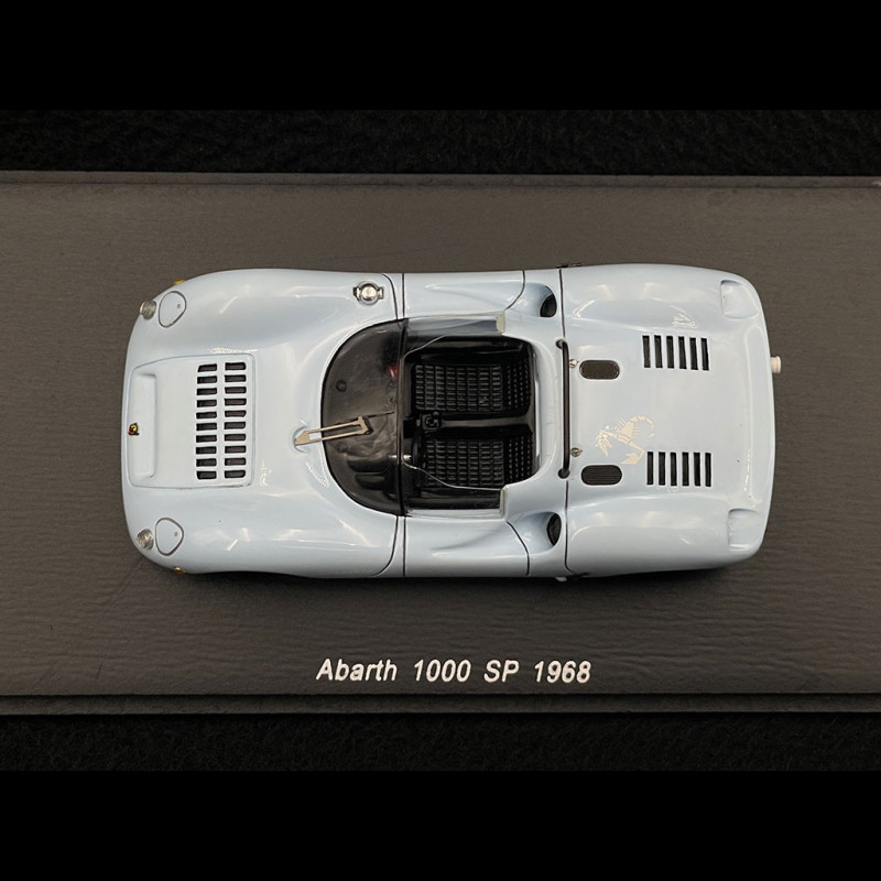 Fiat Abarth 1000 SP Sport Spider 1968 Light blue 1/43 Spark S1331