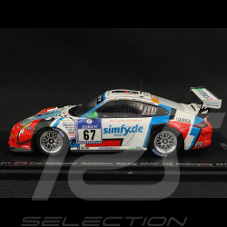 Porsche 911 GT3 Cup Type 997 N° 67 15ème ADAC 24h Nürburgring 2014 Raceunion Teichmann 1/43 Spark SG138