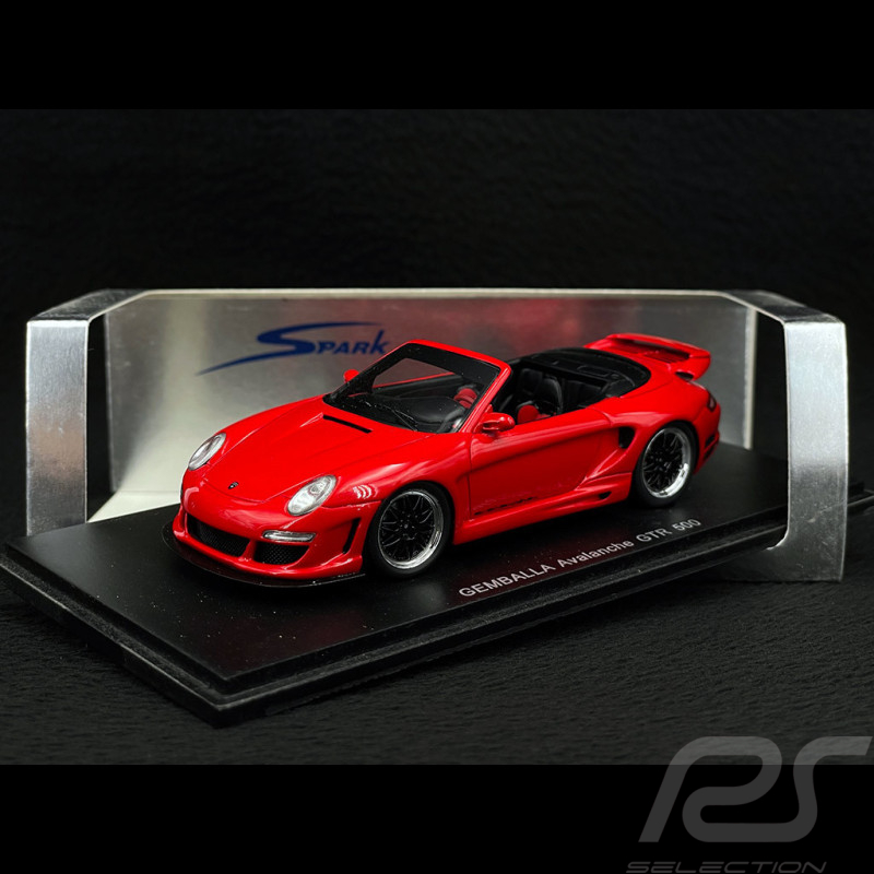 Porsche 911 Gemballa GTR 500 Avalanche Cabriolet 2007 Rot 1/43 Spark S0729
