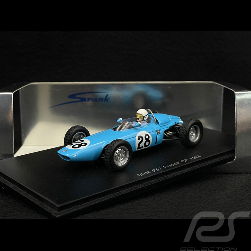 Maurice Trintignant BRM P57 n° 28 Grand Prix F1 Monaco 1964 1/43 Spark S1627