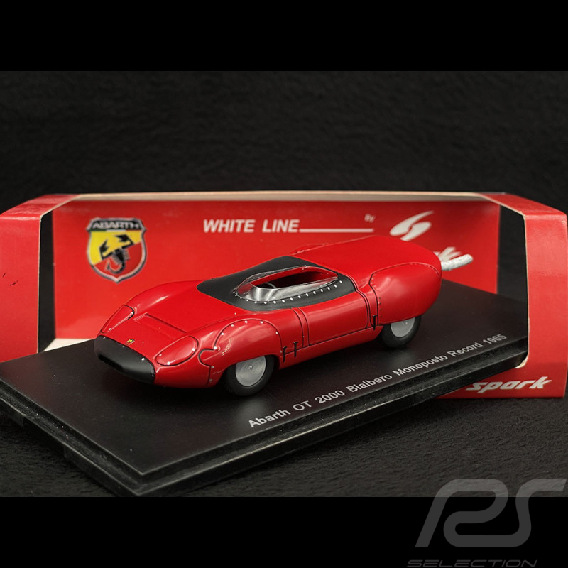 Fiat Abarth OT 2000 Bialbero Monoposto Record 1965 Rouge 1/43 Spark S1330