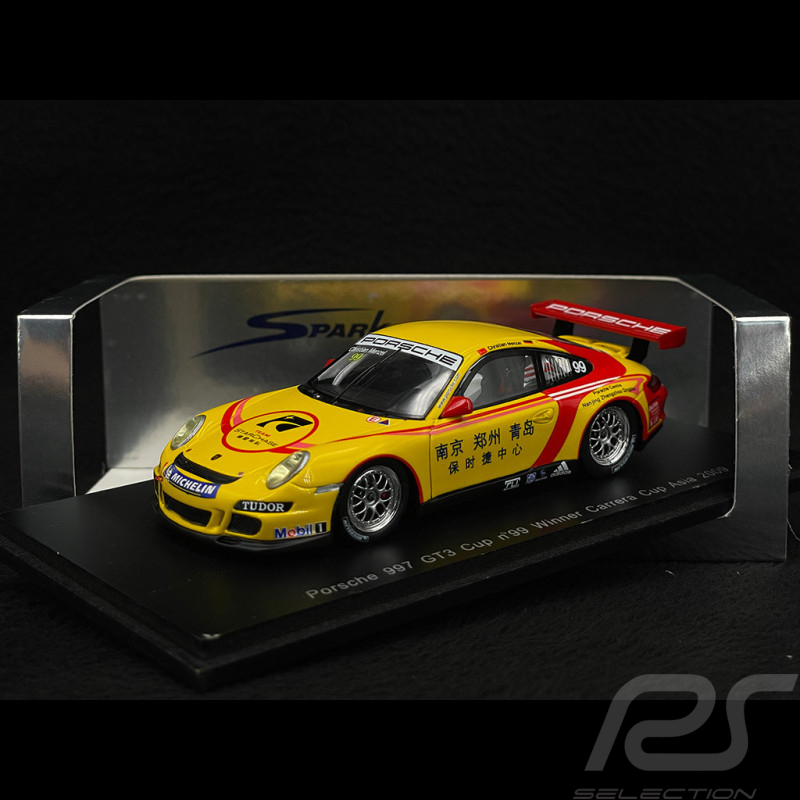 Porsche 997 GT3 Cup Sieger Carrera Cup Asia 2009 n° 99 1/43 Spark S2063