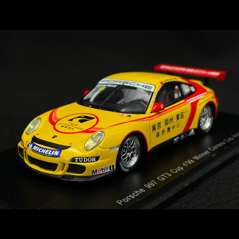 Spark 1/43 - Porsche 997 GT3 Cup N°22 Carrera Cup Asia 2013 E. Bamber - Modèle Résine Neuf