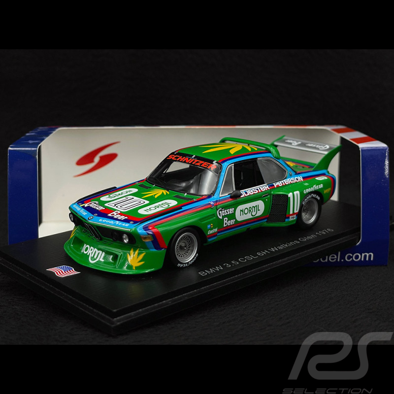 BMW 3.5 CSL N° 10 5ème 6h Watkins Glen 1976 BMW Motorsport 1/43 Spark US110