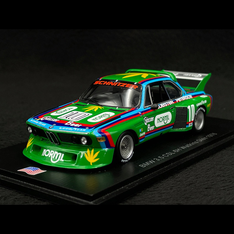 SPARK-MODEL S1568 Escala 1/43 BMW 3.5 CSL N 42 10th 24h LE MANS 1976 S.POSEY - H