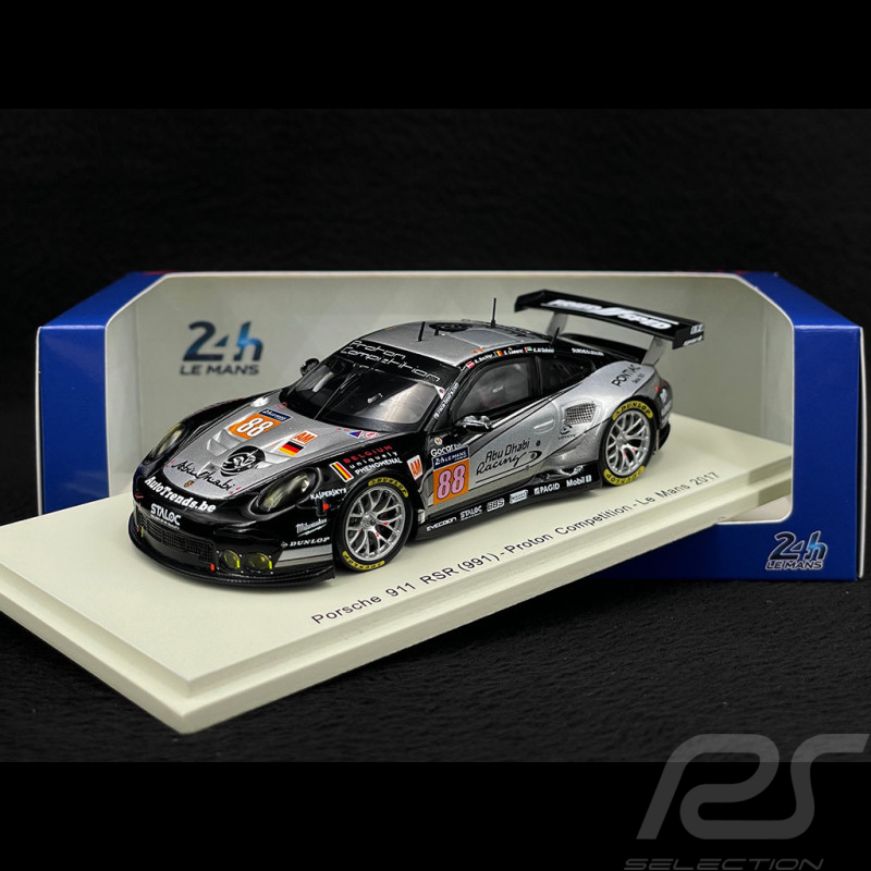 Porsche 911 GT3 RSR type 991 24h du Mans 2017 n° 88 Proton 1/43 Spark S5840