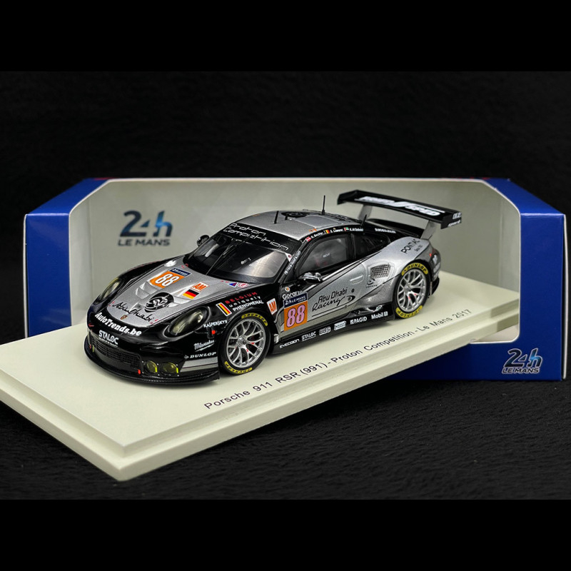 Porsche 911 GT3 RSR type 991 24h du Mans 2017 n° 88 Proton 1/43