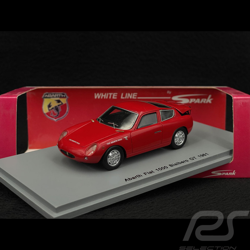 Fiat Abarth 1000 Bialbero 1961 Rouge 1/43 Spark S1301