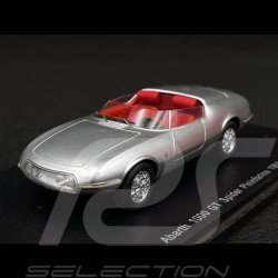 Abarth 1000 GT Spyder Pininfarina 1964 Gris Argent 1/43 Spark S1302