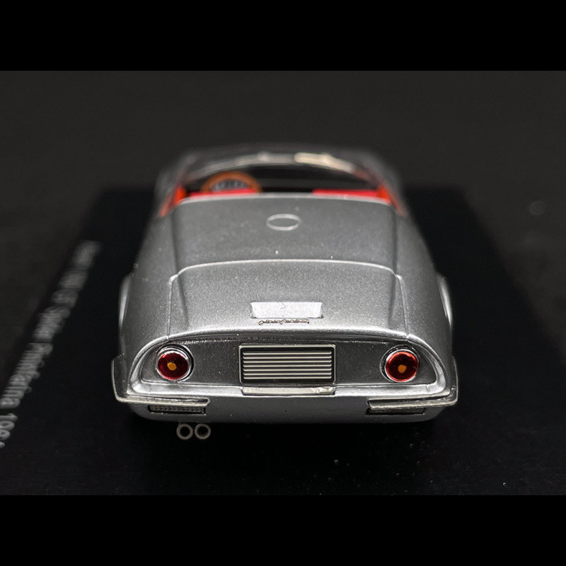 Abarth 1000 GT Spyder Pininfarina 1964 Silver grey 1/43