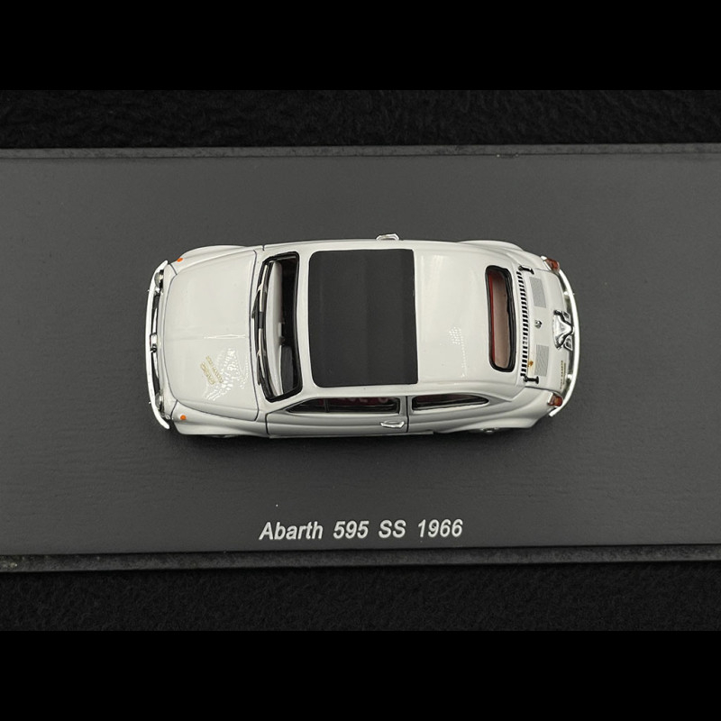 Fiat Abarth 595 SS 1966 White 1/43 Spark S1310